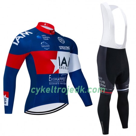 Cykeltøj Langærmet + Bib Cykelbukser 2020 IAM Cycling N002